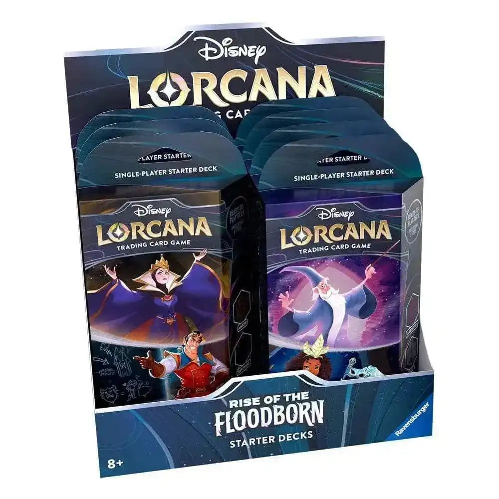 Disney Lorcana TCG Rise of the Floodborn Starter Decks Display (8) *Englische Edition* - Smalltinytoystore