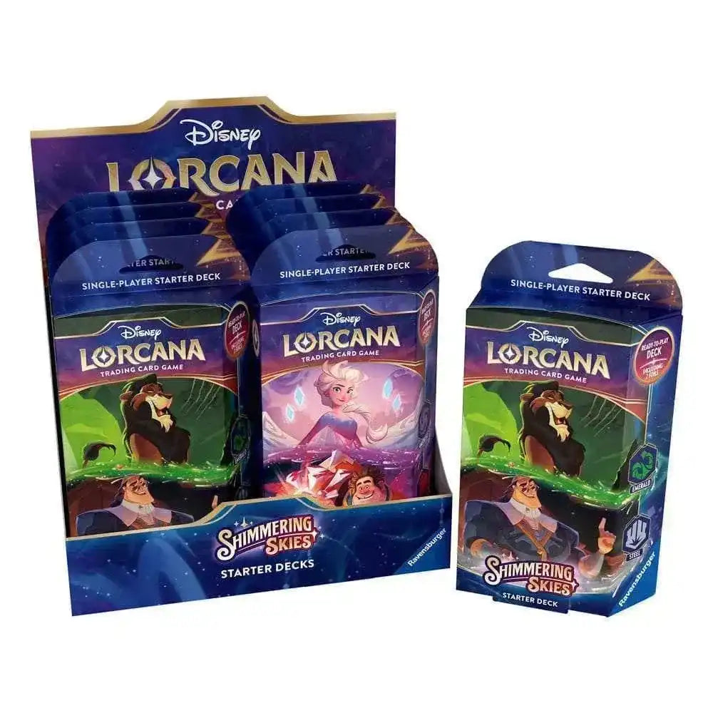 Disney Lorcana TCG Shimmering Skies Starter Decks Display (8) *Englische Edition* - Smalltinytoystore
