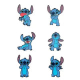 Disney Loungefly Ansteck-Pins Stitch Funny Faces Display (12) - Smalltinytoystore