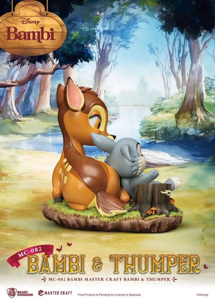 Disney Master Craft Statue Bambi & Thumper 26 cm - Smalltinytoystore