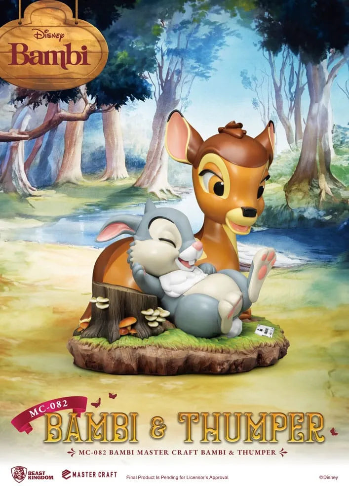 Disney Master Craft Statue Bambi & Thumper 26 cm - Smalltinytoystore