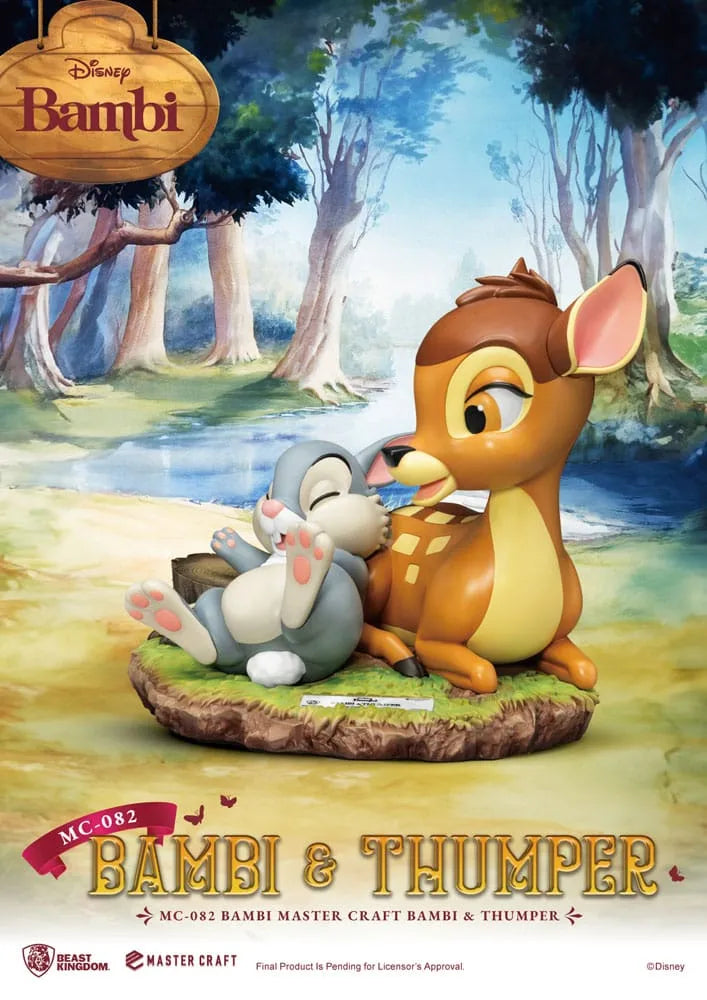 Disney Master Craft Statue Bambi & Thumper 26 cm - Smalltinytoystore