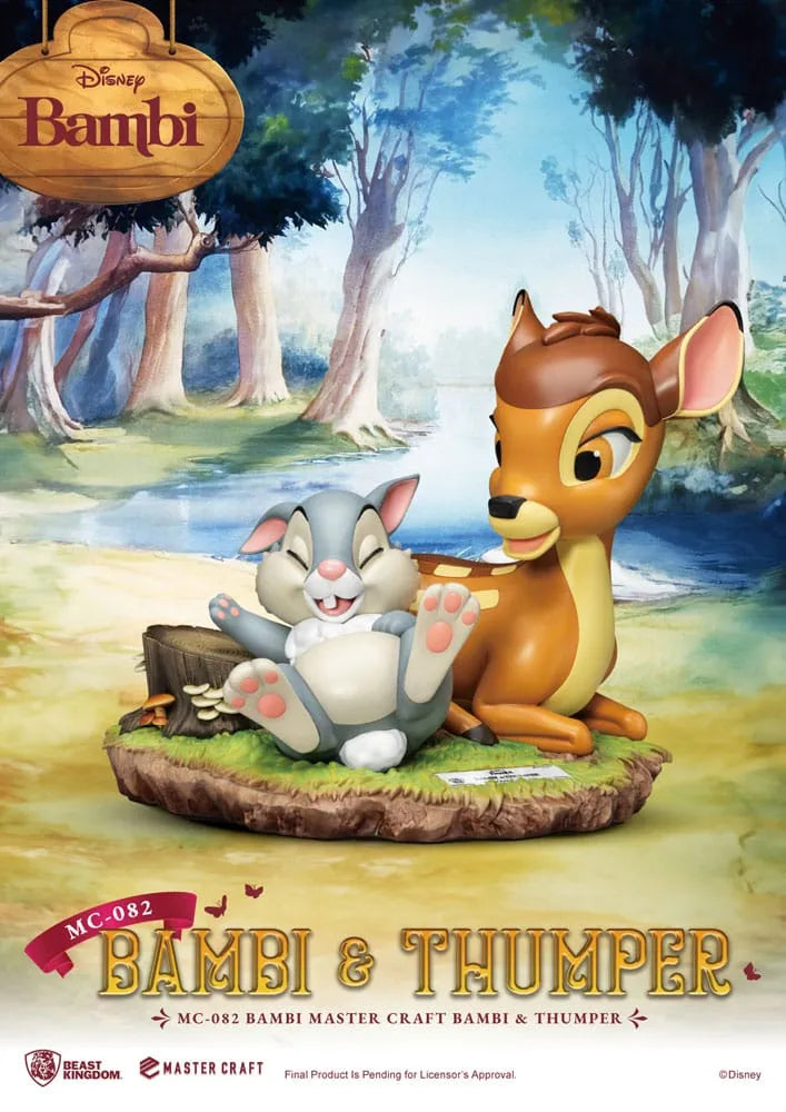Disney Master Craft Statue Bambi & Thumper 26 cm - Smalltinytoystore