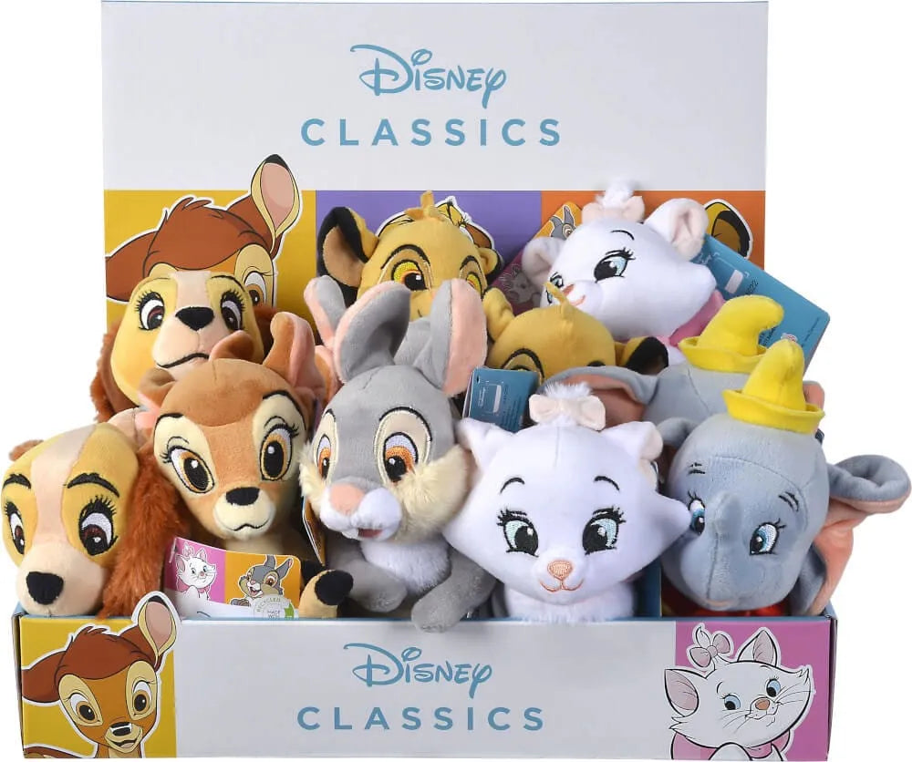 Disney Plüschfiguren Klassik Freunde 17 cm Display (12) - Smalltinytoystore