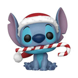 Disney POP! Vinyl Figur Holiday Stitch w/CC 9 cm - Smalltinytoystore