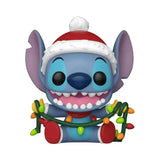 Disney POP! Vinyl Figur Holiday Stitch w/Lights 9 cm - Smalltinytoystore