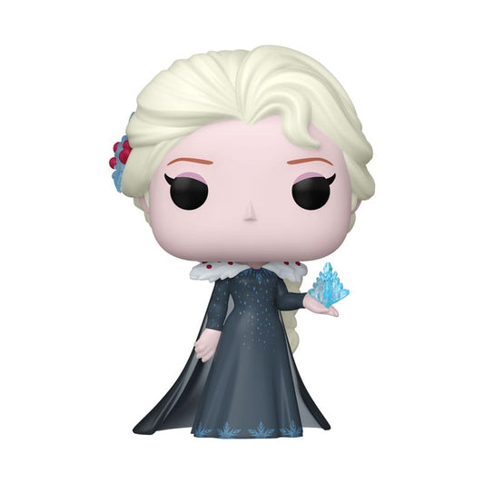 Disney Princess POP! Vinyl Figur Holiday Elsa 9 cm - Smalltinytoystore