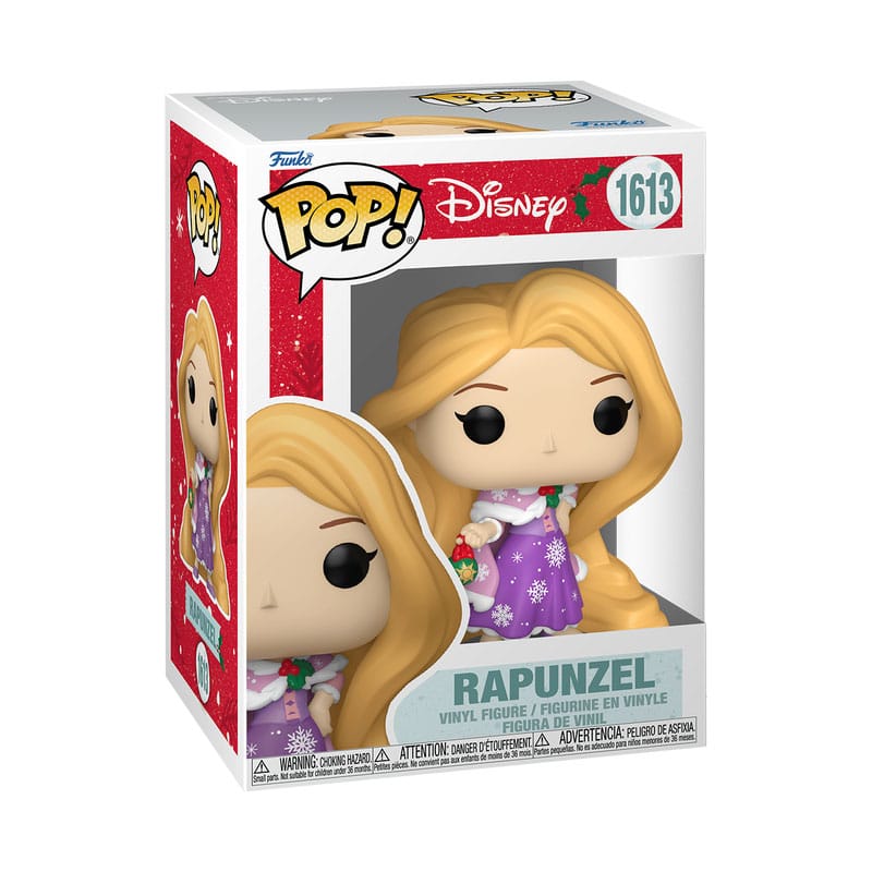 Disney Princess POP! Vinyl Figur Holiday Rapunzel 9 cm - Smalltinytoystore