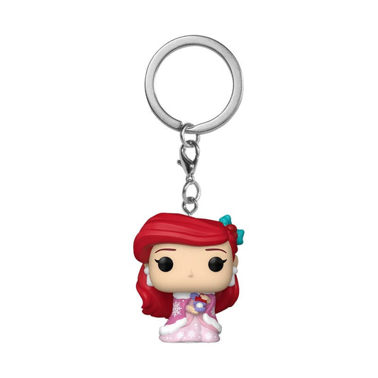 Disney Princess POP! Vinyl Schlüsselanhänger 4 cm Holiday Ariel Display (12) - Smalltinytoystore