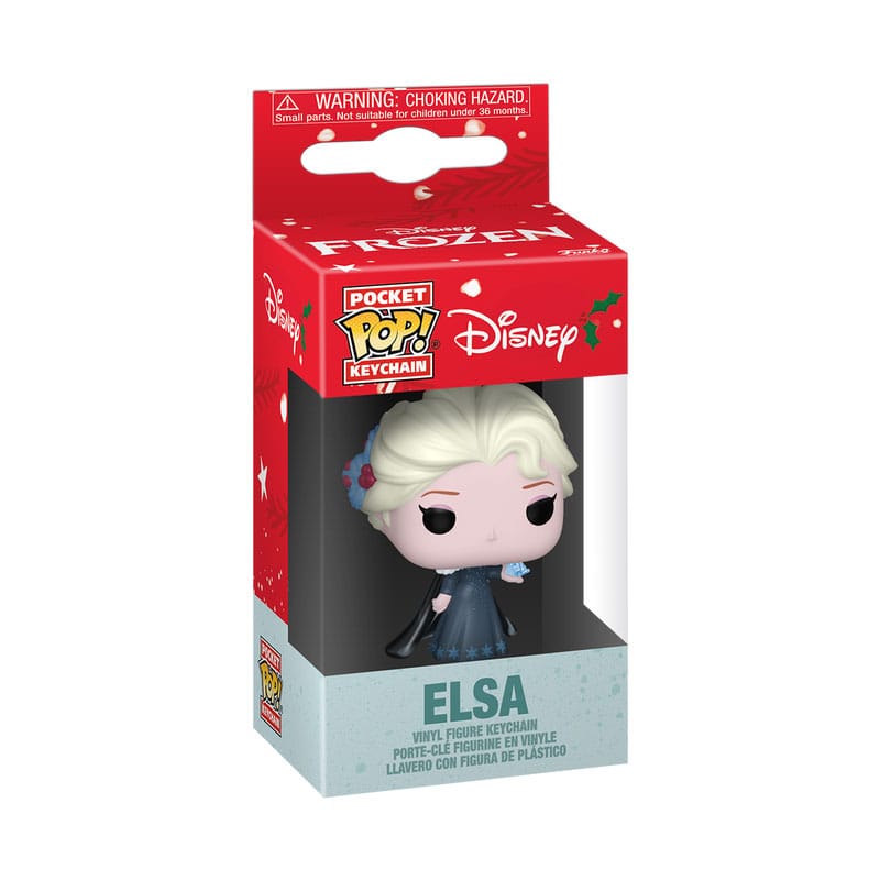 Disney Princess POP! Vinyl Schlüsselanhänger 4 cm Holiday Elsa Display (12) - Smalltinytoystore