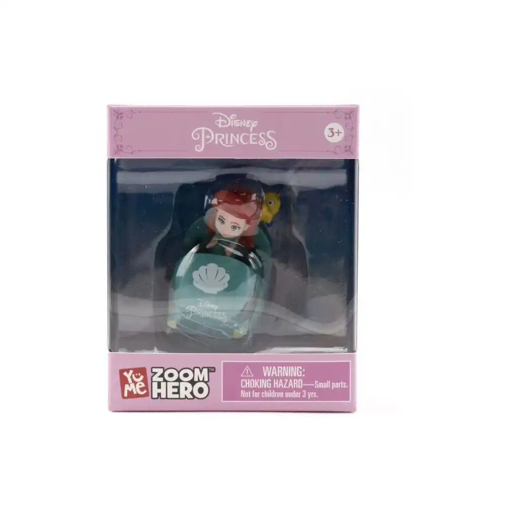 Disney Princess Zoom Hero Rückzug-Fahrzeuge mit Figuren Display (12) - Smalltinytoystore