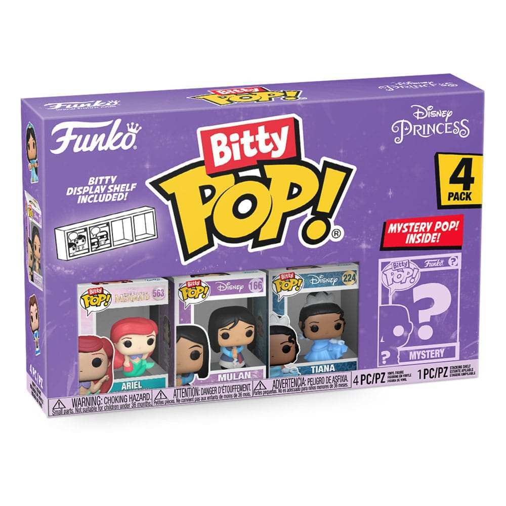 Disney Princesses Bitty POP! Vinyl Figuren 4er-Pack Ariel 2,5 cm - Smalltinytoystore