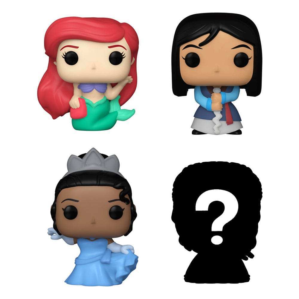 Disney Princesses Bitty POP! Vinyl Figuren 4er-Pack Ariel 2,5 cm - Smalltinytoystore