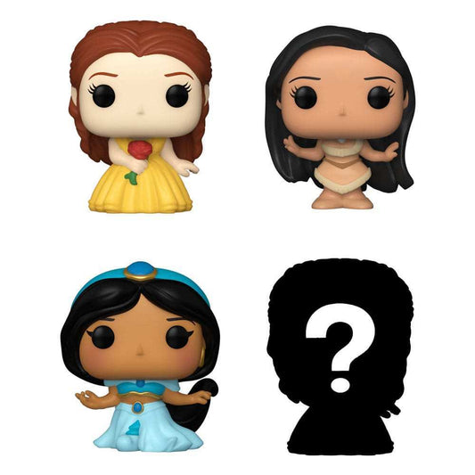 Disney Princesses Bitty POP! Vinyl Figuren 4er-Pack Belle 2,5 cm - Smalltinytoystore