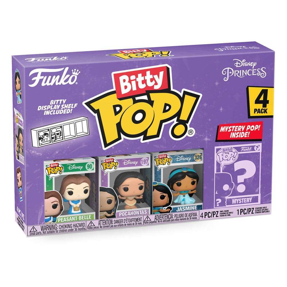 Disney Princesses Bitty POP! Vinyl Figuren 4er-Pack Belle 2,5 cm - Smalltinytoystore