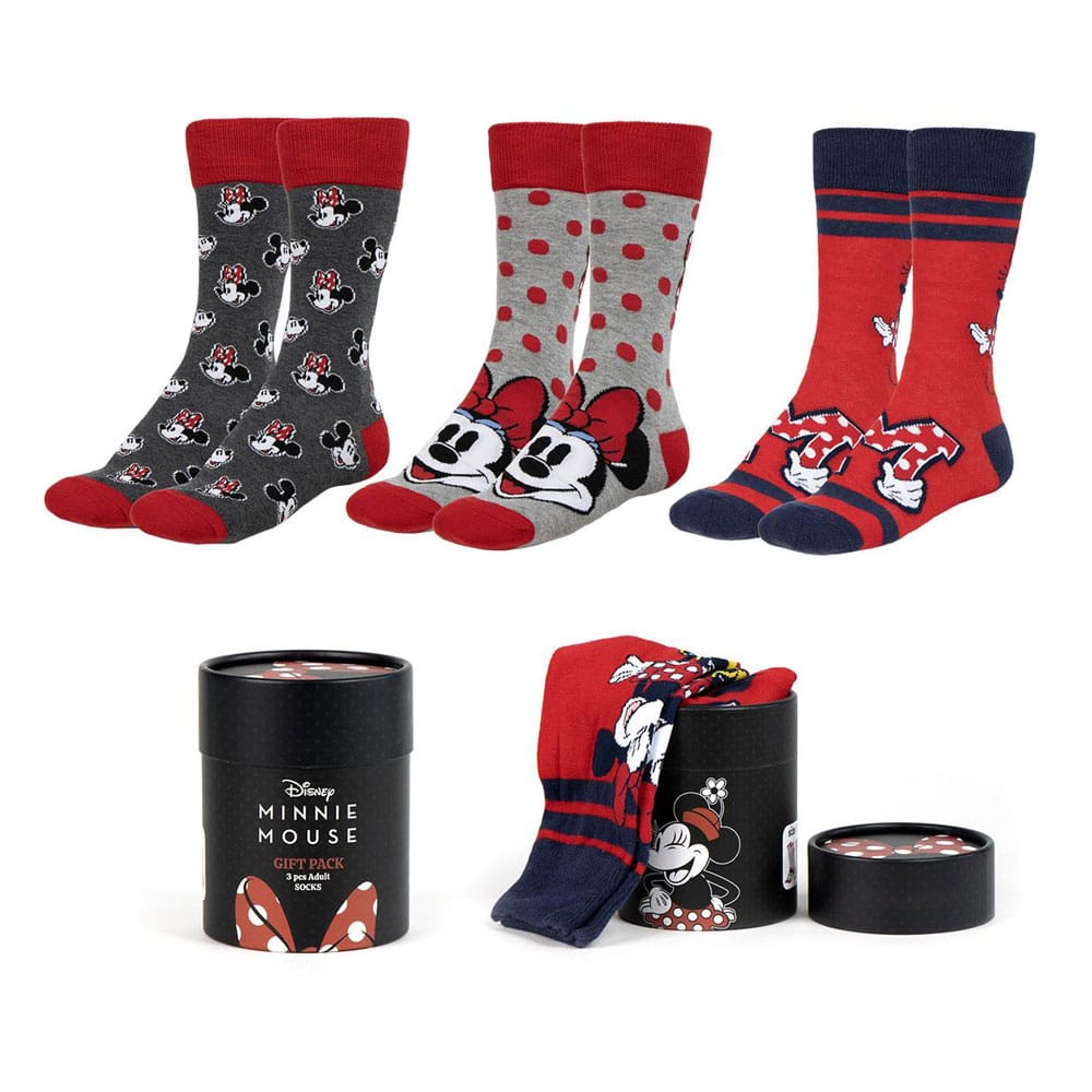 Disney Socken 3er-Pack Minnie 1 36-43 - Smalltinytoystore