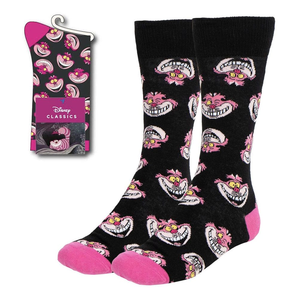 Disney Socken Alice im Wunderland Grinsekatze Faces 36-43 - Smalltinytoystore