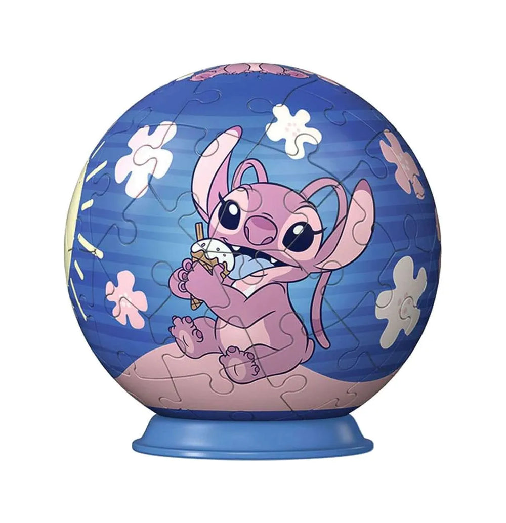 Disney Stitch 3D Puzzle-Ball Angel (55 Teile) - Smalltinytoystore