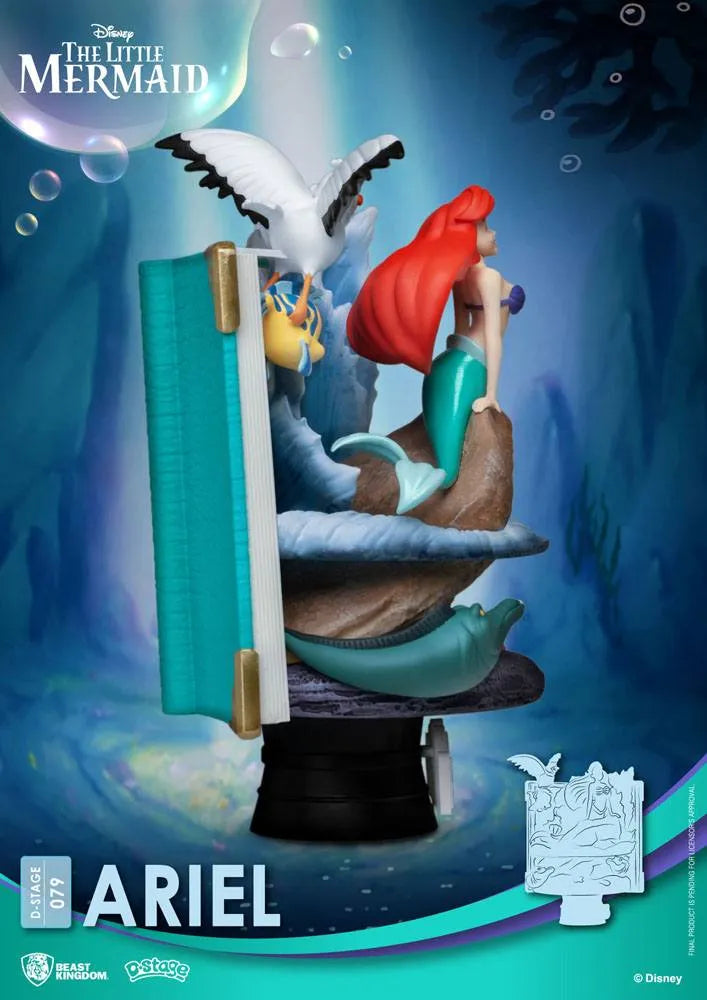 Disney Story Book Series D-Stage PVC Diorama Ariel 15 cm - Smalltinytoystore