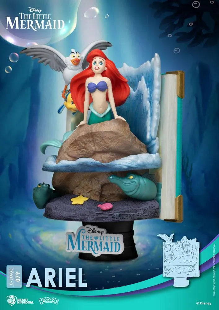 Disney Story Book Series D-Stage PVC Diorama Ariel 15 cm - Smalltinytoystore