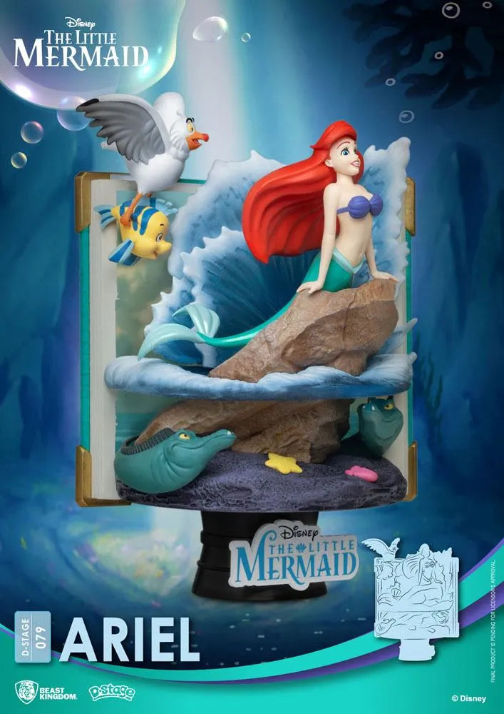 Disney Story Book Series D-Stage PVC Diorama Ariel 15 cm - Smalltinytoystore