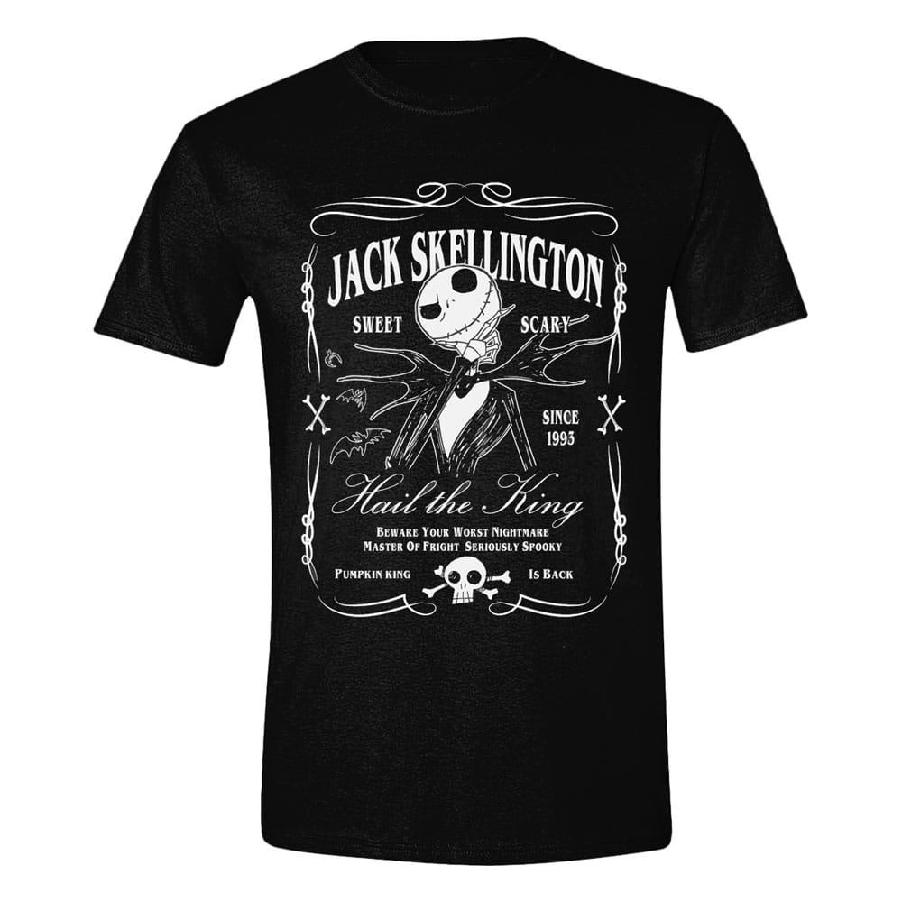 Disney The Nightmare Before Christmas T-Shirt Jack Skellington Label Größe S - Smalltinytoystore