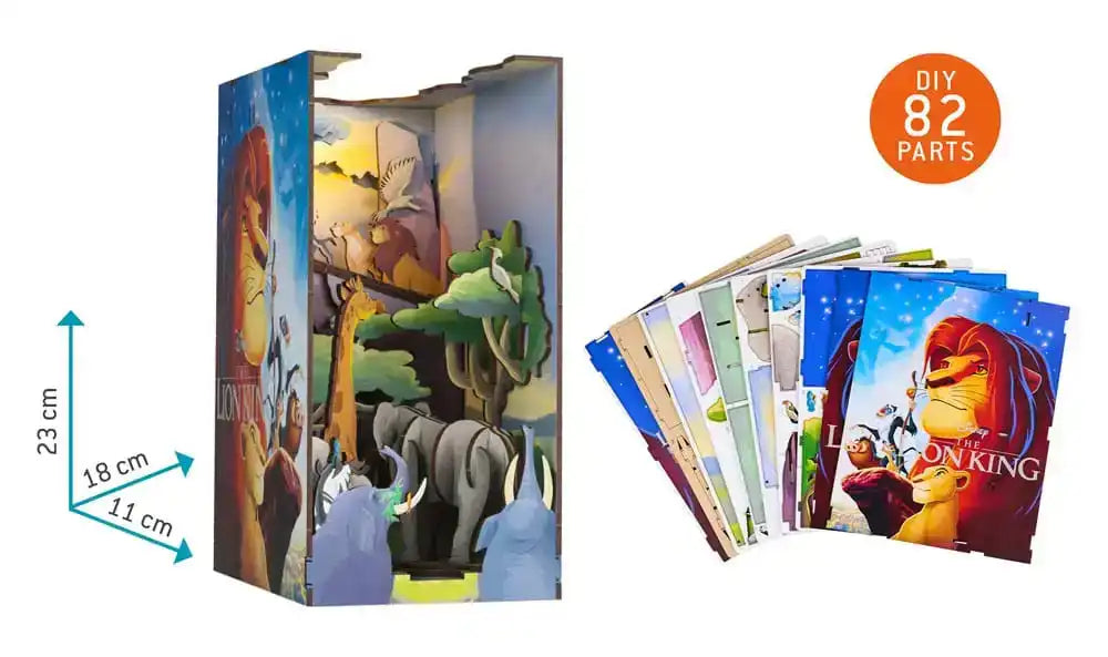 Disney Tiny Adventures Book Nook Mini-Diorama Der König der Löwen 23 cm - Smalltinytoystore