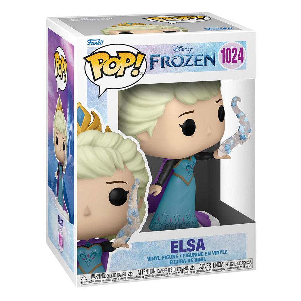 Disney: Ultimate Princess POP! Disney Vinyl Figur Elsa (Die Eiskönigin) 9 cm - Smalltinytoystore