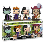 Disney Villains POP! Movies Vinyl Figuren 4er-Pack Villains (GW)(EMEA) 9 cm - Smalltinytoystore