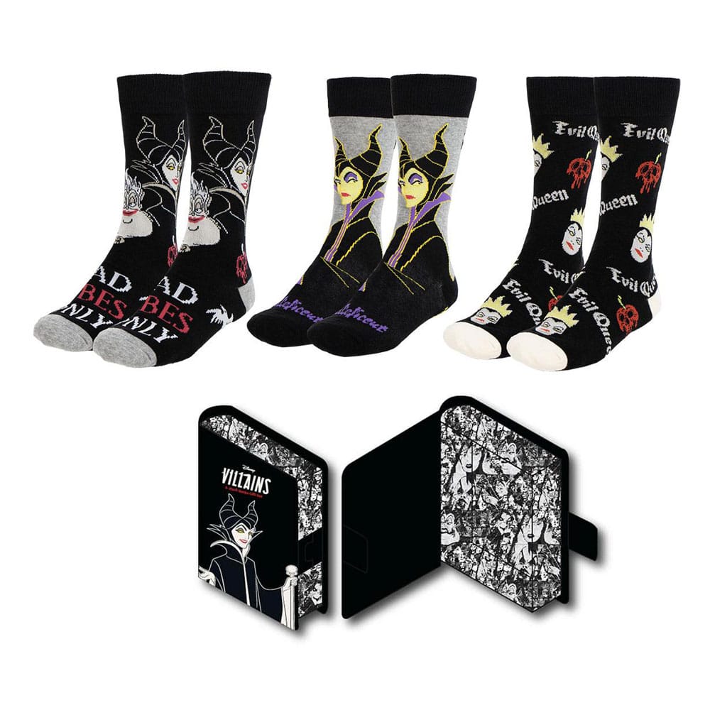 Disney Villains Socken 3er-Pack 36-43 - Smalltinytoystore