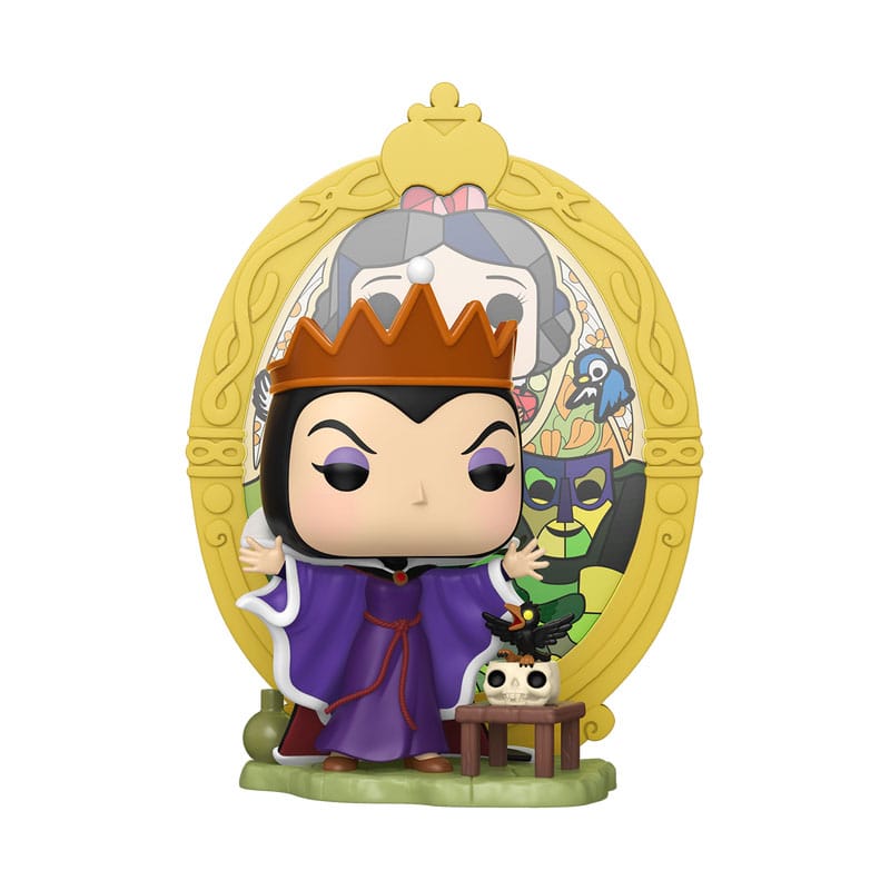 Disney Villians POP! Deluxe Vinyl Figur Evil Queen(Glass) 9 cm - Smalltinytoystore