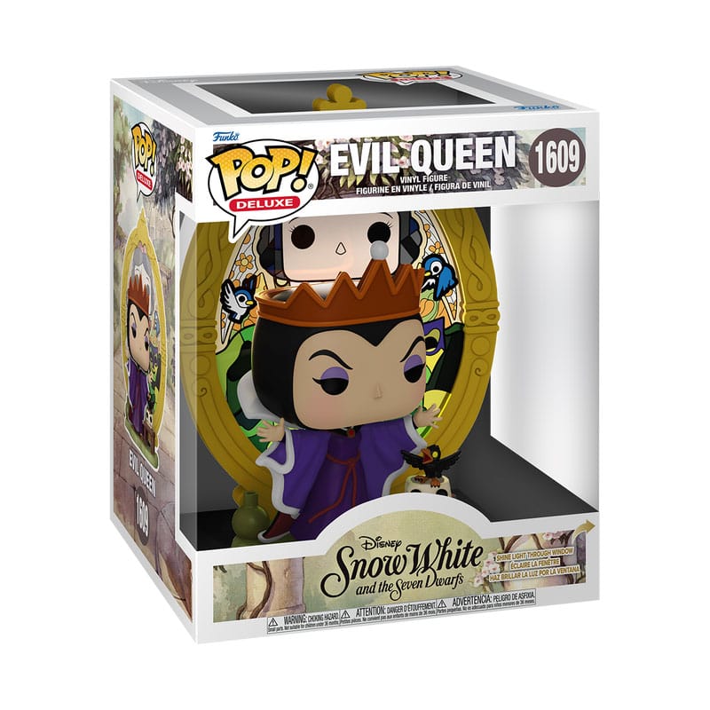 Disney Villians POP! Deluxe Vinyl Figur Evil Queen(Glass) 9 cm - Smalltinytoystore