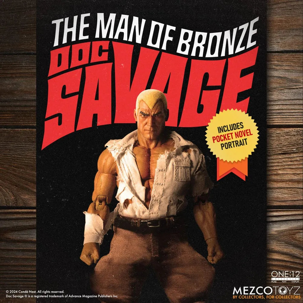 Doc Savage Actionfigur 1/12 Doc Savage Deluxe Edition 18 cm - Smalltinytoystore