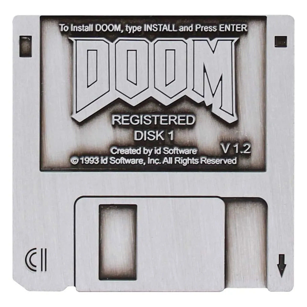 Doom Ansteck-Pin Floppy Disk Limited Edition - Smalltinytoystore