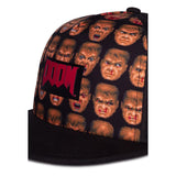 Doom Baseballcap Doom Faces Background - Smalltinytoystore