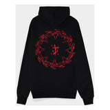 Doom Hoodie Doom Zipper Symbol - Smalltinytoystore
