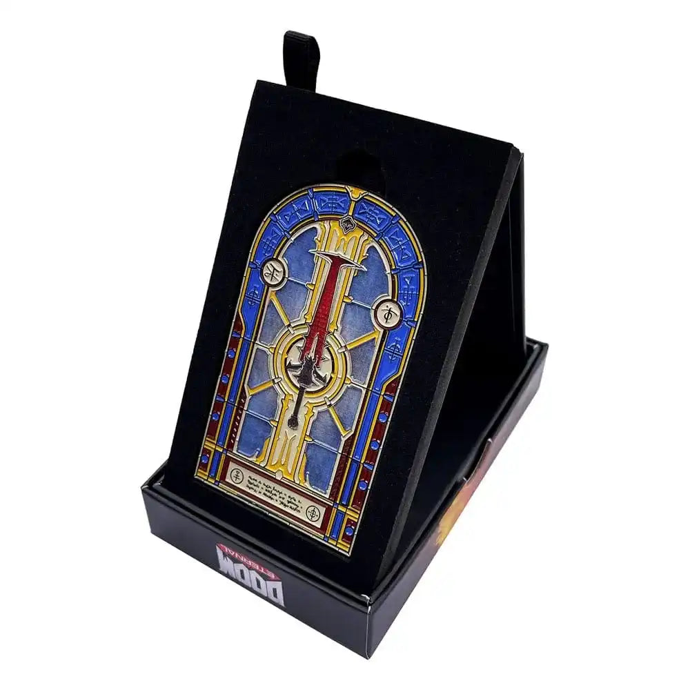 Doom Metallbarren Crucible Sword Stained Glass Limited Edition - Smalltinytoystore