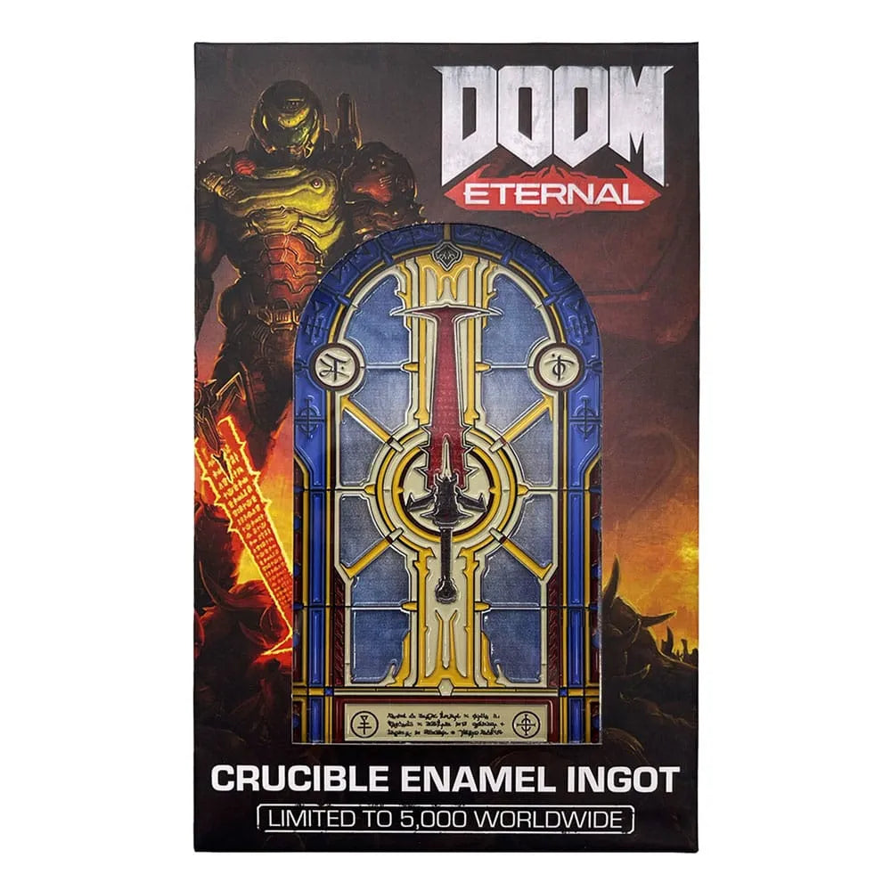 Doom Metallbarren Crucible Sword Stained Glass Limited Edition - Smalltinytoystore
