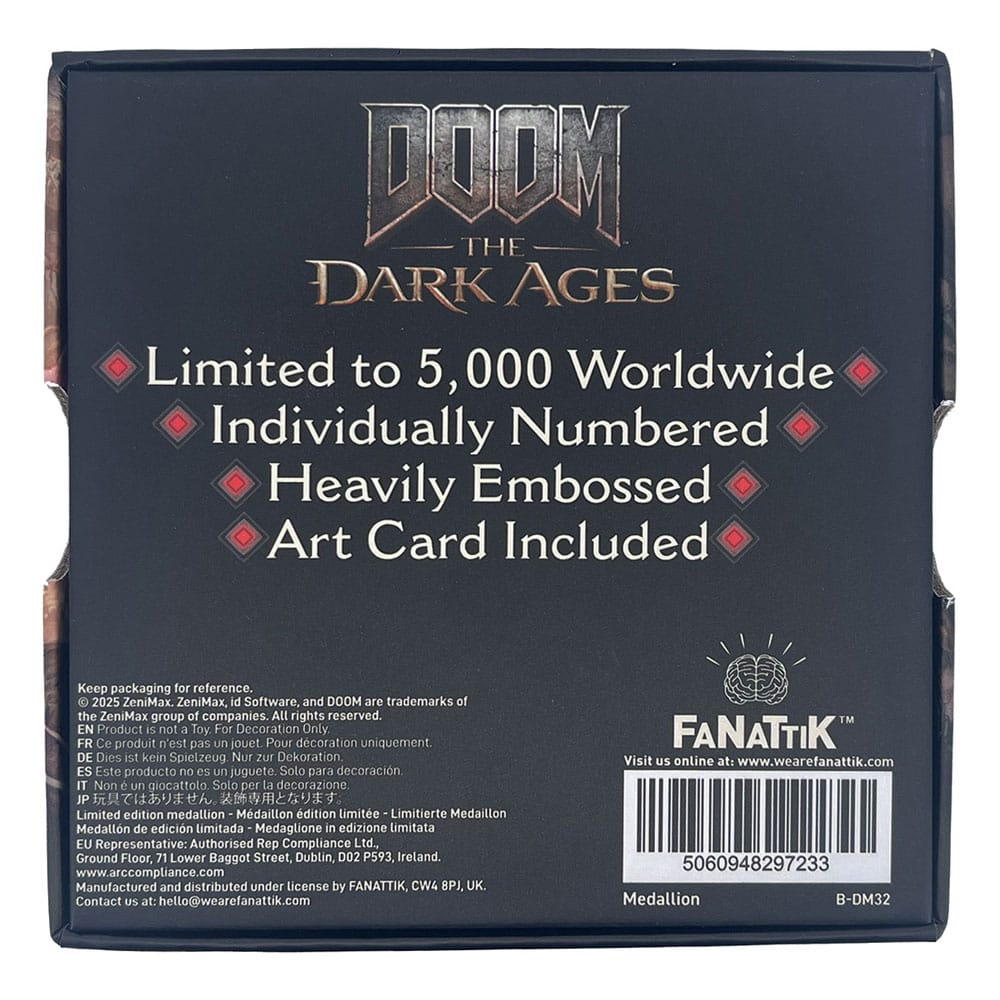 Doom: The Dark Ages Medaille Saw Shield - Smalltinytoystore