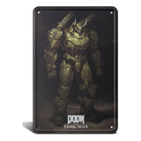 Doom The Dark Ages Metallschild Atlan 20 x 30 cm - Smalltinytoystore