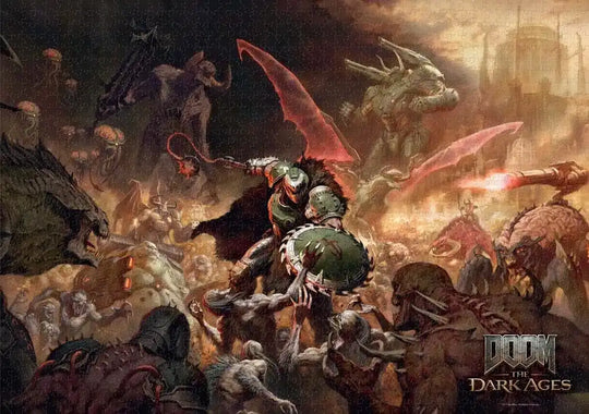 Doom The Dark Ages Puzzle Slayer's Rag (1000 Teile) - Smalltinytoystore