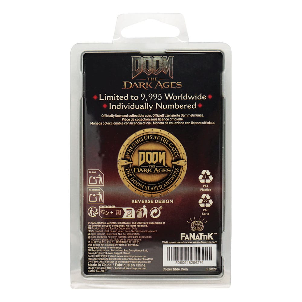 Doom: The Dark Ages Sammelmünze - Smalltinytoystore