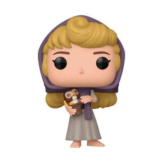 Dornröschen 65th Anniversary POP! Disney Vinyl Figur Aurora w/Owl 9 cm - Smalltinytoystore