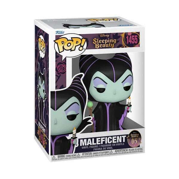 Dornröschen 65th Anniversary POP! Disney Vinyl Figur Maleficent w/Candle 9 cm - Smalltinytoystore