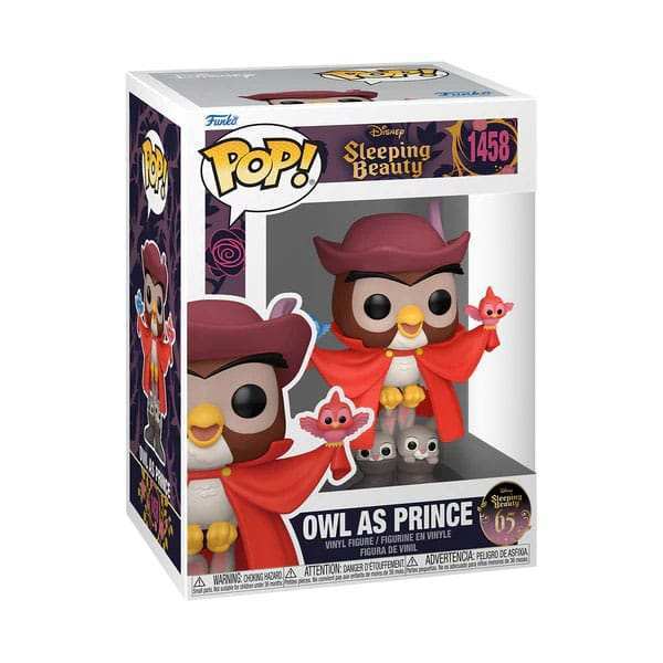 Dornröschen 65th Anniversary POP! Disney Vinyl Figur Owl as Prince 9 cm - Smalltinytoystore