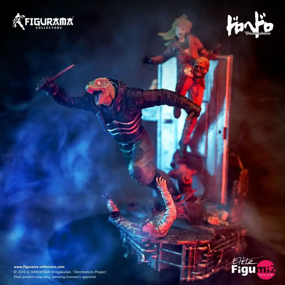 Dorohedoro Elite FigumiZ Diorama 1/8 Caiman & Nikaido 37 cm - Smalltinytoystore