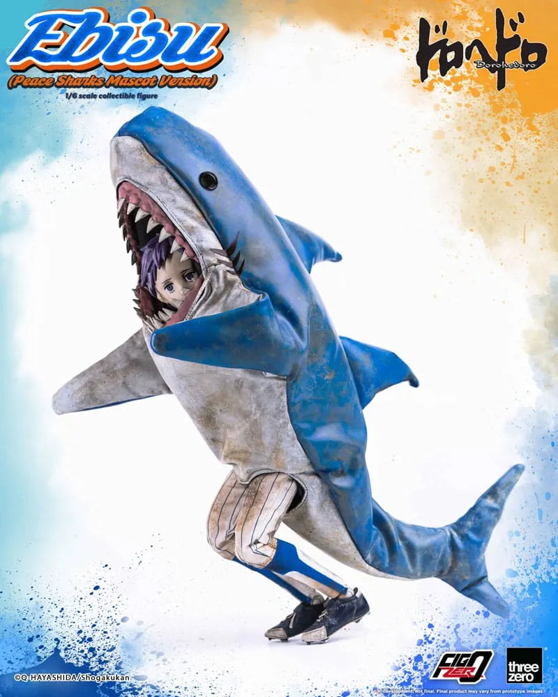 Dorohedoro FigZero Actionfigur 1/6 Ebisu Peace Sharks Mascot Ver. 24 cm - Smalltinytoystore