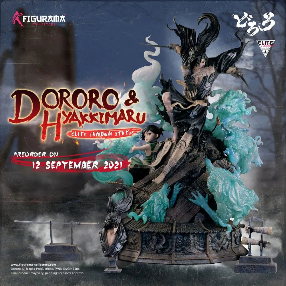 Dororo Elite Fandom Diorama 1/6 Dororo & Hyakkimaru 48 cm - Smalltinytoystore