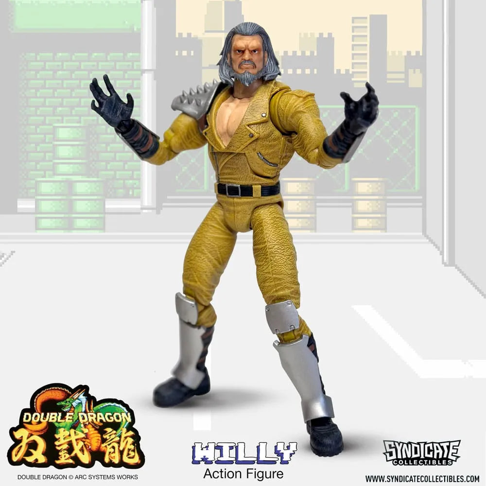 Double Dragon Deluxe Actionfigur 1/12 Willy 18 cm - Smalltinytoystore