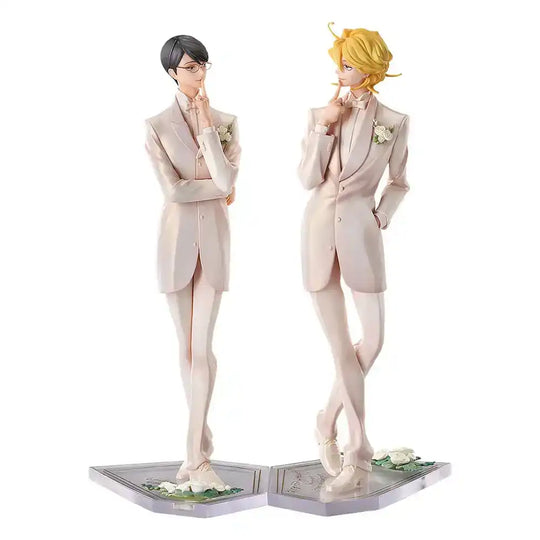 Doukyusei PVC Statuen 2er-Set 1/7 Hikaru Kusakabe & Licht Sajo: Wedding Ver. 24 cm - Smalltinytoystore